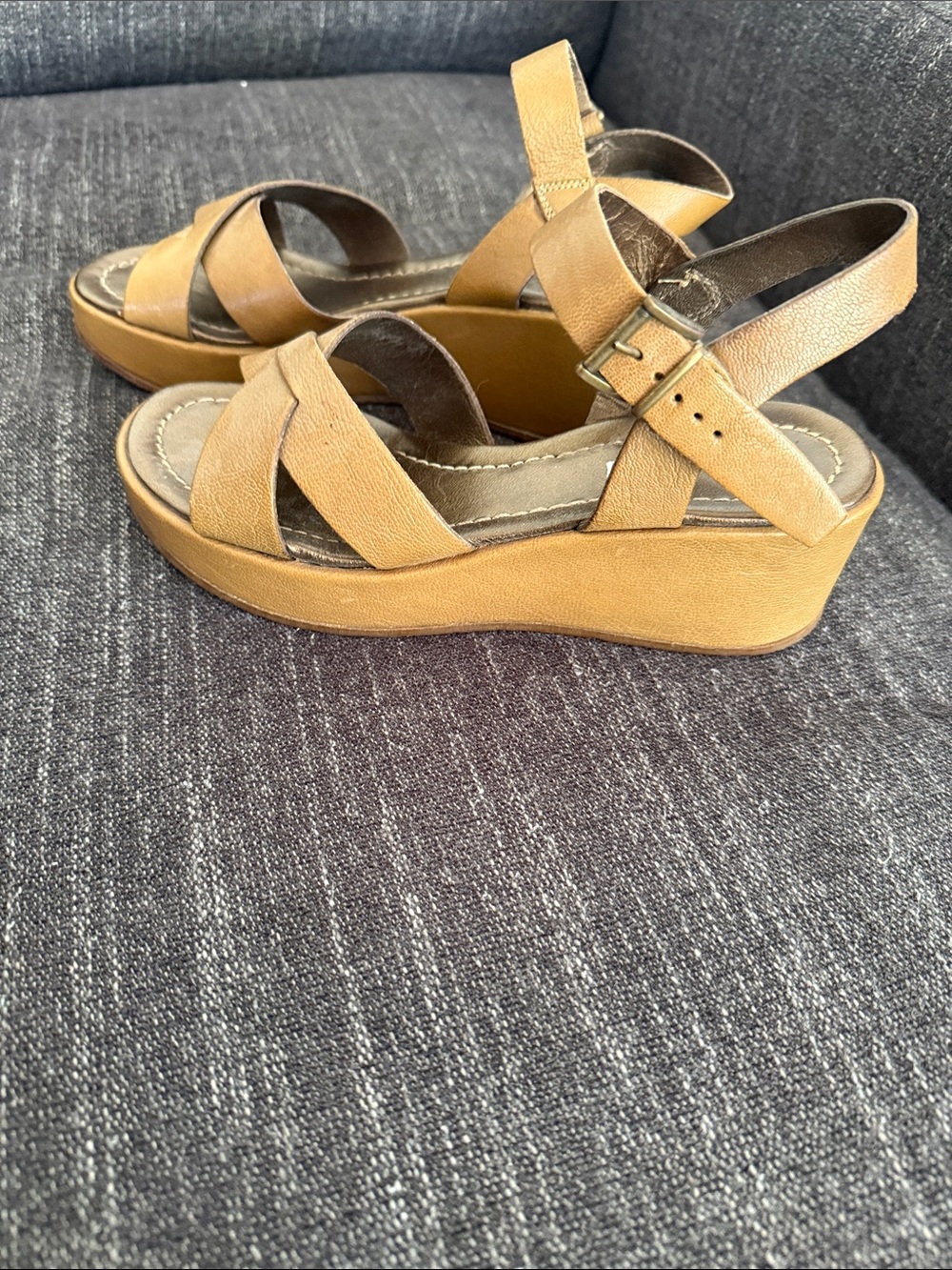Cordani Leather Wedge Sandals